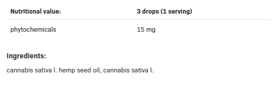 SFD CBD Масло Premium Natural Extract 20% - 12 мл (160 дози) - Nutra Best Europe