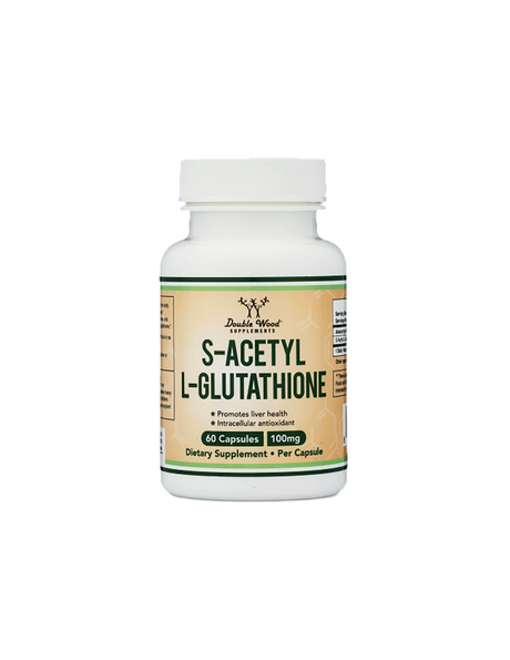S-Acetyl-L-Glutathione/ S-Acetyl-L-Glutathione, 60 capsules Double Wood - Nutra Best Europe