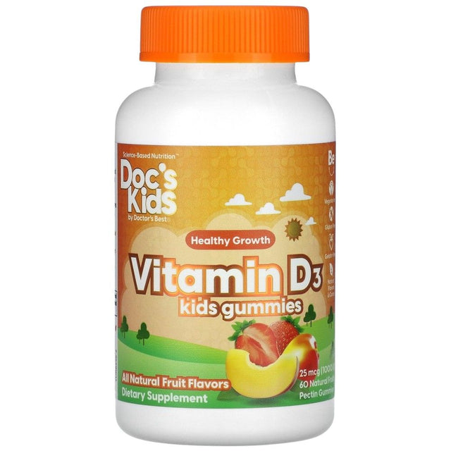Vitamin D3 Kid's Gummies - 60 gummies - Nutra Best Europe