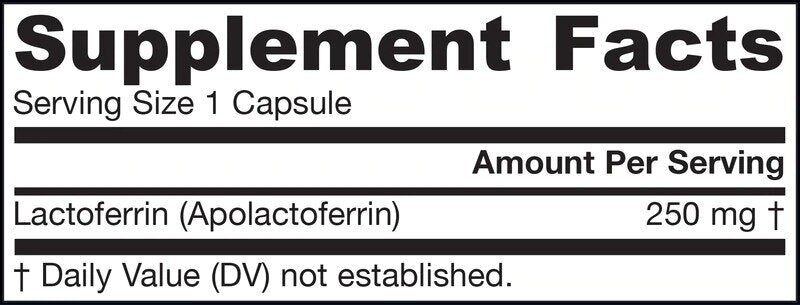 Lactoferrin - 60 capsules - Nutra Best Europe