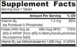 Methyl B-12 1000 mcg & Methyl Folate 400 mcg - 100 Chewable Tablets - Nutra Best Europe