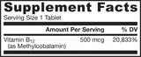 Methyl B-12 500 mcg - 100 chewable tablets - Nutra Best Europe
