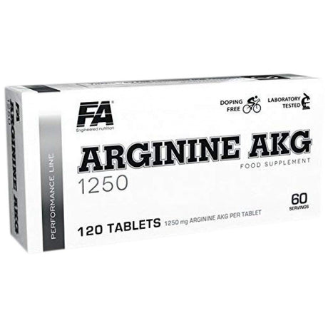 Arginine AKG / AAKG 1250 mg - 120 Tablets - Nutra Best Europe