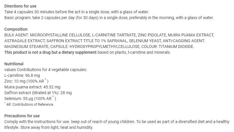 Maxi Sperm | Increased Sperm Volume - 60 capsules - Nutra Best Europe