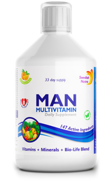 Man multivitamins for men with collagen 1497 mg - 147 active ingredients /500 ml/ - Nutra Best Europe