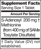 SAM-e 200 mg - 20 Tablets - Nutra Best Europe