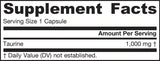 Taurine 1000 mg - 100 capsules - Nutra Best Europe