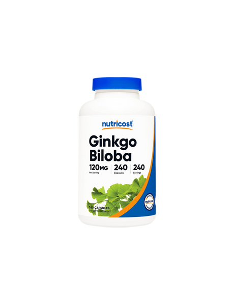Memory - Ginkgo Biloba, 120 mg/ 240 capsules Nutricost - Nutra Best Europe