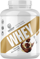 SWEDISH Supplements Whey Protein Deluxe [1800 grams, 54 Doses] - Nutra Best Europe