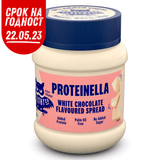 Proteinella White Chocolate 400 g - liquid white chocolate without added sugar and without palm oil - Nutra Best Europe