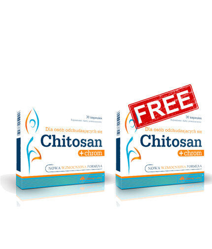Chitosan + Chrom OLIMP (2 NUMBERS x30 capsules) - Nutra Best Europe