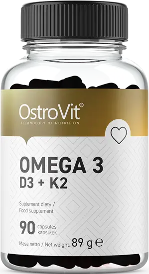 OstroVit Omega 3 / D3 + K2 - 90 Gel capsules - Nutra Best Europe