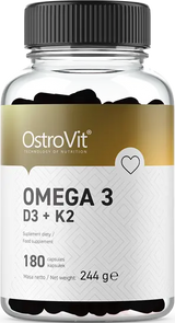 OstroVit Omega 3 / D3 + K2 - 180 Gel capsules - Nutra Best Europe