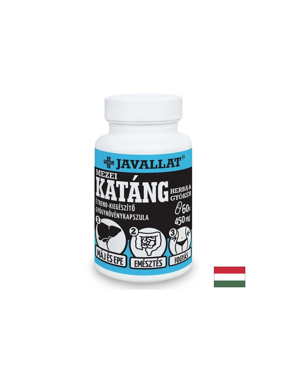 Epe és máj - Cikória (fű és gyökér), 450 mg x 60 kapszula
