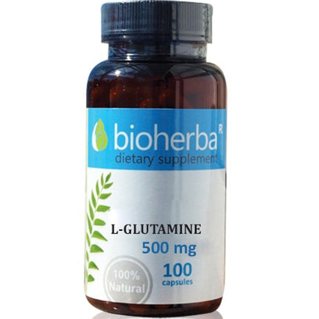 L-Glutamine 500 mg - 100 capsules - Nutra Best Europe
