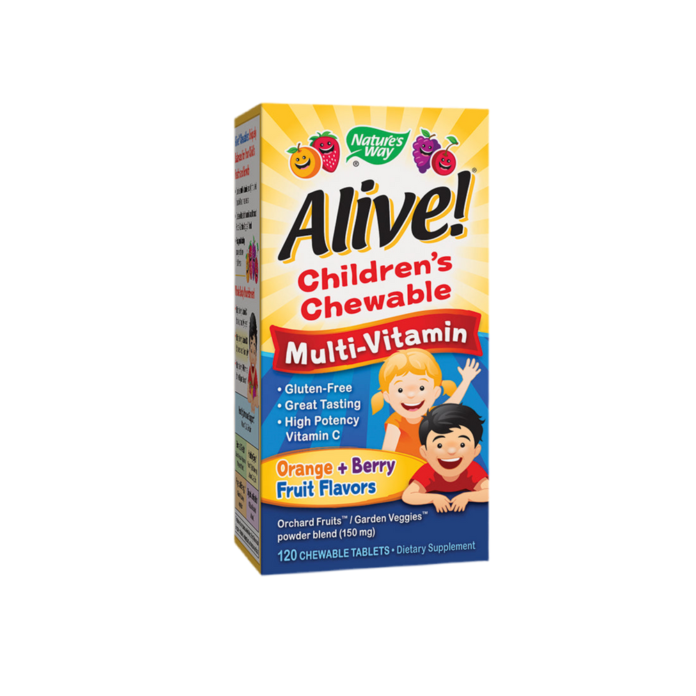 Alive! Children's Chewable Multi-Vitamin Tablets - 120 Chewable Tablets - Nutra Best Europe