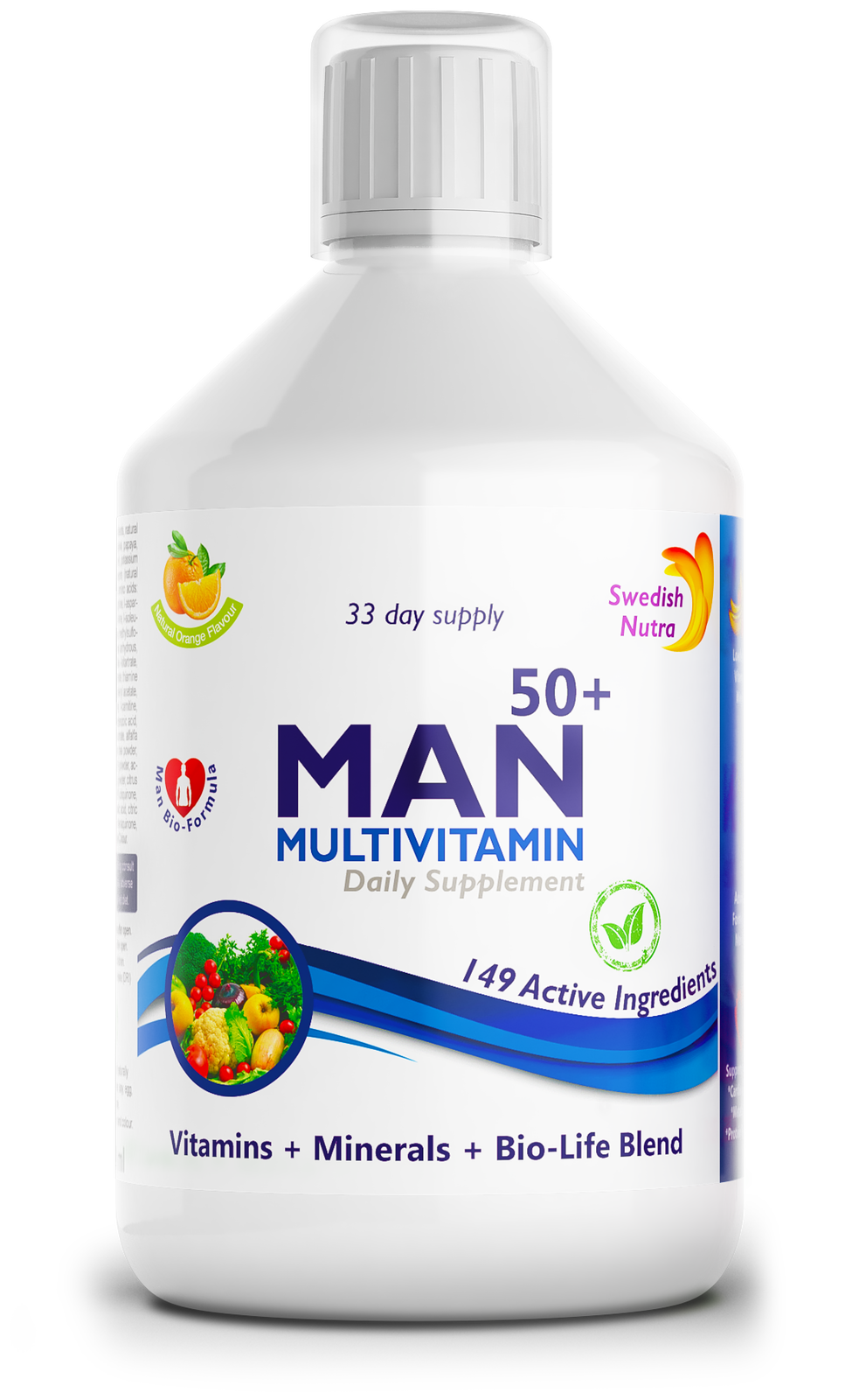 Man 50+ multivitamins for men with collagen 1497 mg - 149 active ingredients /500 ml/ - Nutra Best Europe