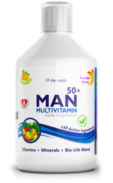 Man 50+ multivitamins for men with collagen 1497 mg - 149 active ingredients /500 ml/ - Nutra Best Europe