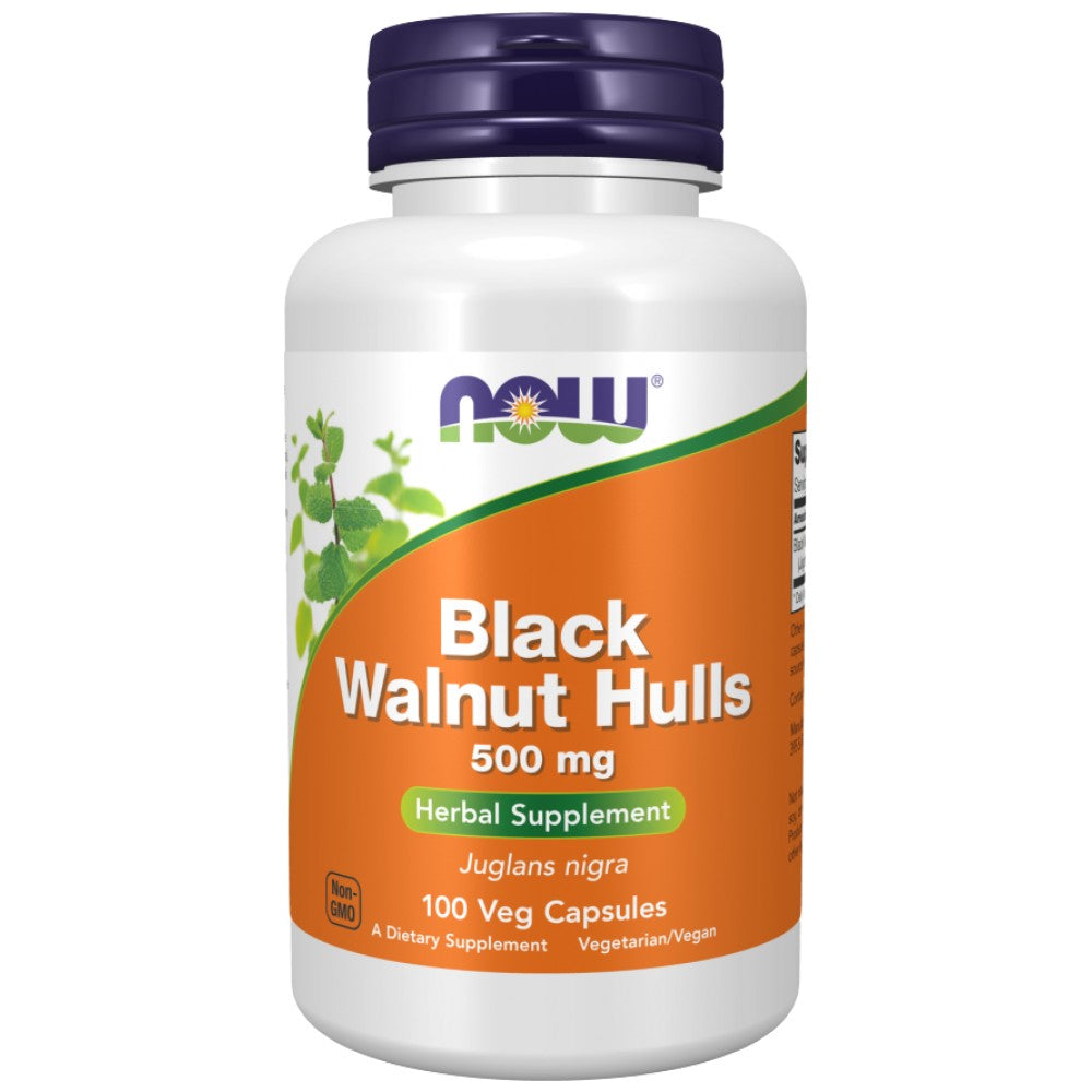 Black Walnut Hulls 500 mg - 100 capsules - Nutra Best Europe