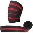 Red Line Knee Wraps - Black/Red - Nutra Best Europe