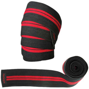 Red Line Knee Wraps - Black/Red - Nutra Best Europe