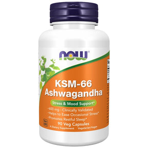 KSM-66 Ashwagandha® 600 mg - 90 capsules - Nutra Best Europe