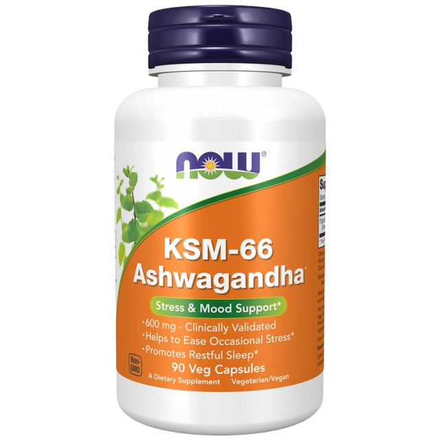 KSM-66 Ashwagandha® 600 mg - 90 capsules - Nutra Best Europe