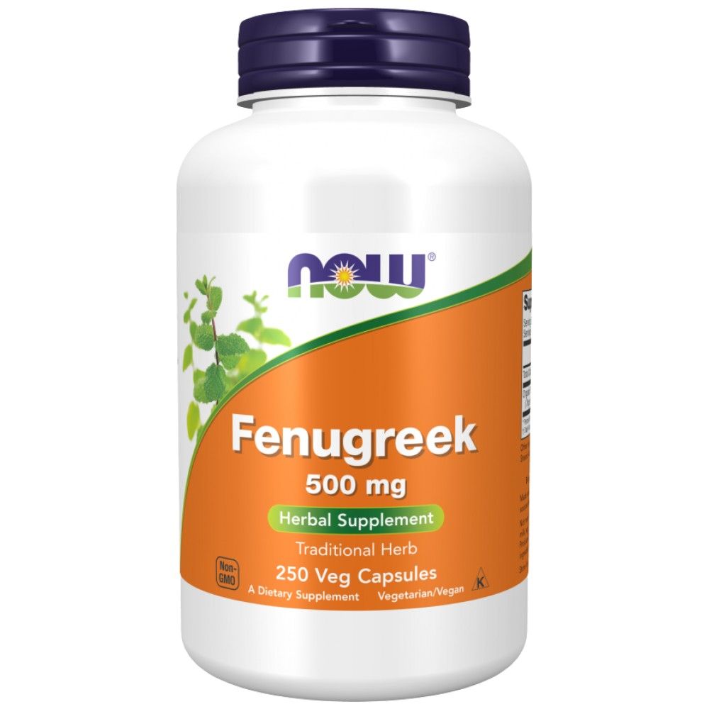 Fenugreek 500 mg - 100 capsules - Nutra Best Europe