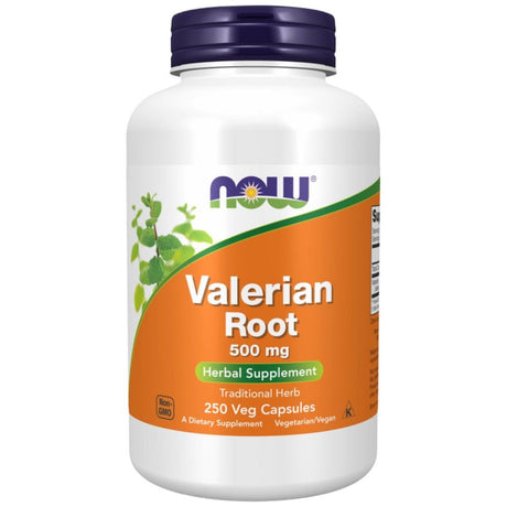 Valerian Root 500 mg - 250 capsules - Nutra Best Europe