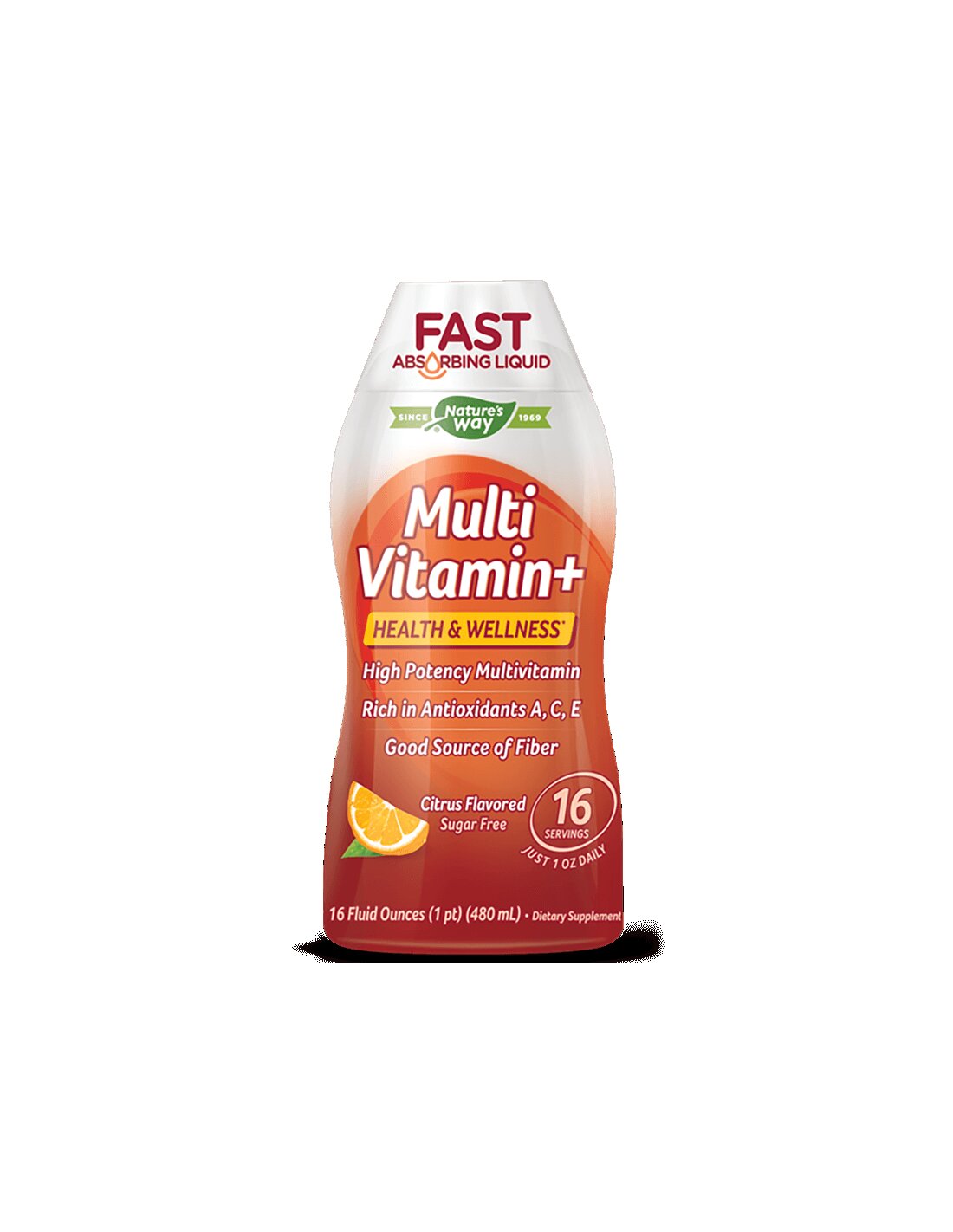 Folyékony multivitamin - Energia és erős immunitás, 480 ml