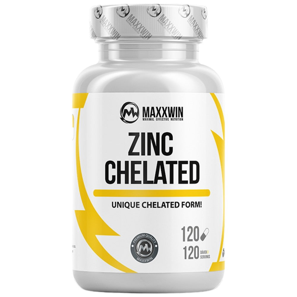 Zinc Chelated 10 mg - 120 capsules - Nutra Best Europe