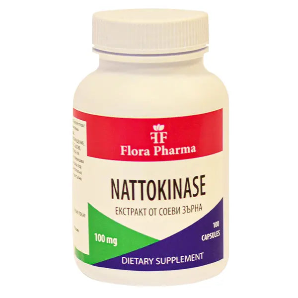 Nattokinase / Nattokinase 2000FU (100mg) /100 capsules, 100 doses/ - Nutra Best Europe