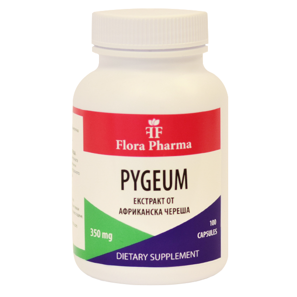 Pygeum 1400 mg /100 capsules, 25 doses/ FLORA FARMA - Nutra Best Europe