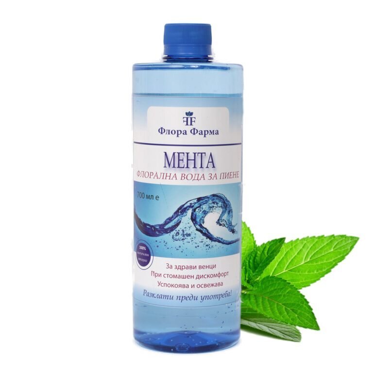 MINT floral water 700ml FLORA PHARMA - Nutra Best Europe