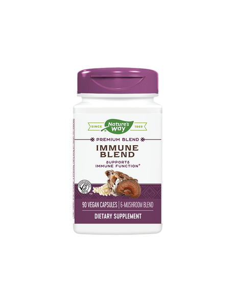 Strong Immunity Formula - Blend of 6 Medicinal Mushrooms - Immune Blend, 90 capsules Nature's Way - Nutra Best Europe