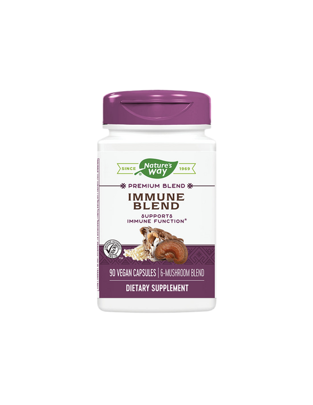 Strong Immunity Formula - Blend of 6 Medicinal Mushrooms - Immune Blend, 90 capsules Nature's Way - Nutra Best Europe
