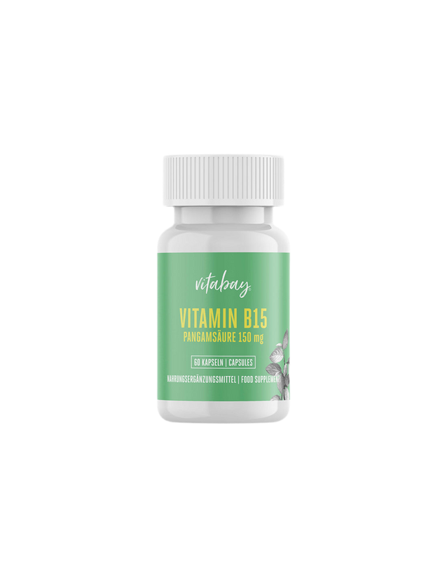 Vitamin B15 / Vitamin B15 (Pangamic acid), 60 capsules - Nutra Best Europe