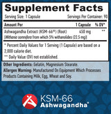 Ashwagandha KSM-66 / 90 Caps - Nutra Best Europe