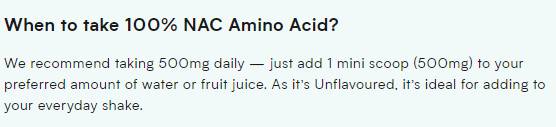 100% NAC / N-Acetyl Cysteine Powder 200 grams - Nutra Best Europe