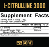 L-Citrulline 3000 | with GlycerSize™ - 234 grams - Nutra Best Europe
