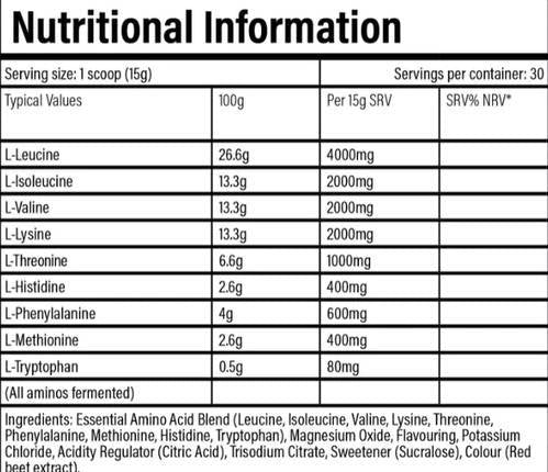 JP EAA | Fermented Aminos - 300 grams - Nutra Best Europe