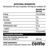 Cellflo6 Green Tea | Amplify Series - 14 capsules - Nutra Best Europe