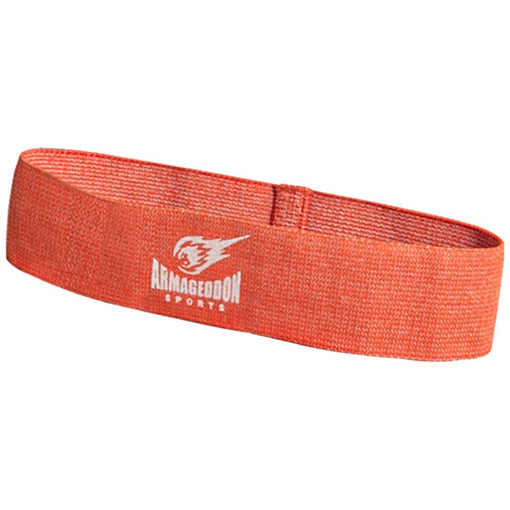 Textilből készült edzőrugalmas lábak edzéséhez - narancssárga - 5-10 kg