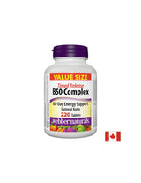 Energia, agyi aktivitás és szív- és érrendszer - B50-vitamin komplex, 220 tabletta