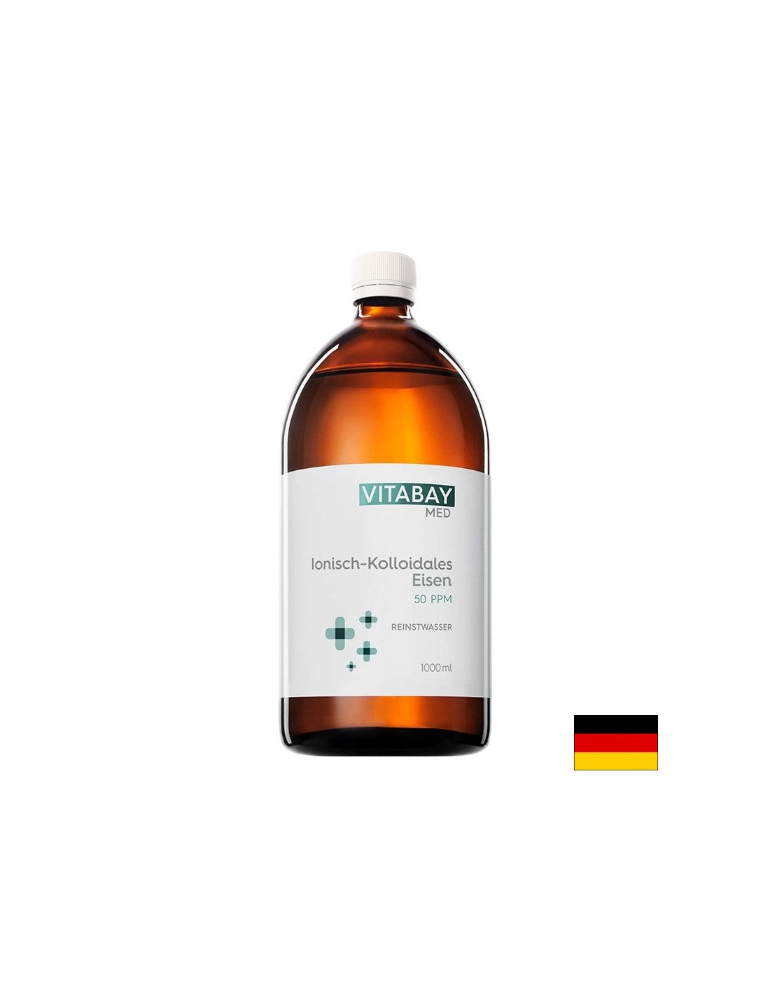 Kolloid vas 50 PPM - tisztaság 99,99%, 1000 ml