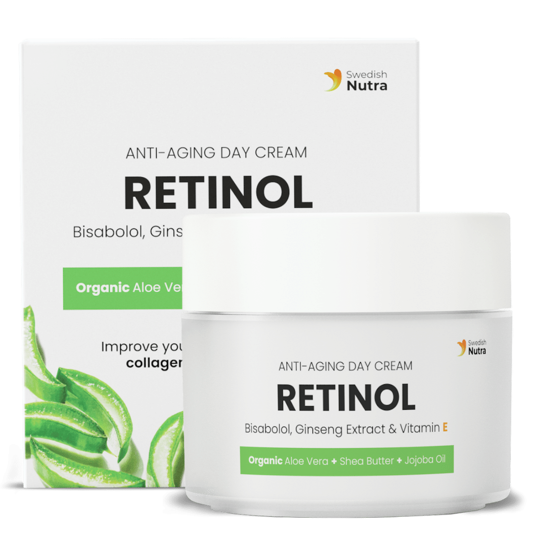 Nappali krém retinollal, hialuronsavval és kollagénnel 50 ml <tc>Swedish Nutra</tc>