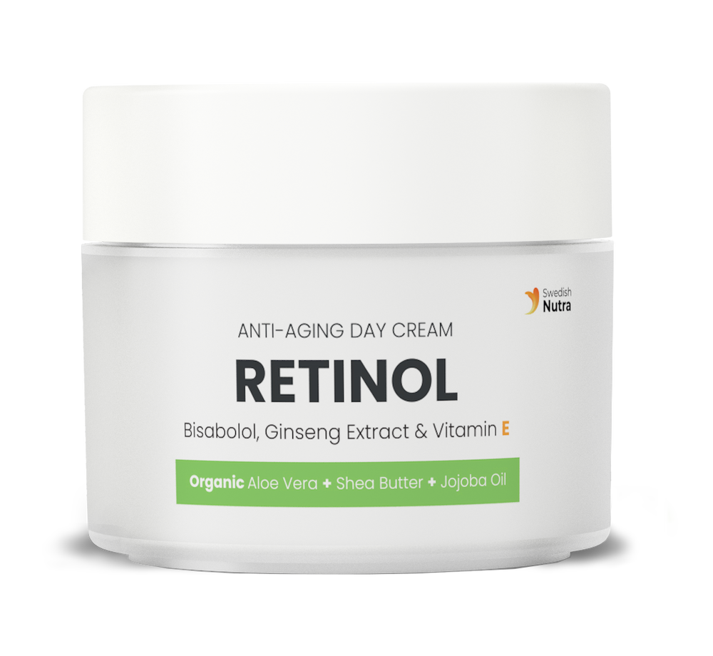 Nappali krém retinollal, hialuronsavval és kollagénnel 50 ml <tc>Swedish Nutra</tc>