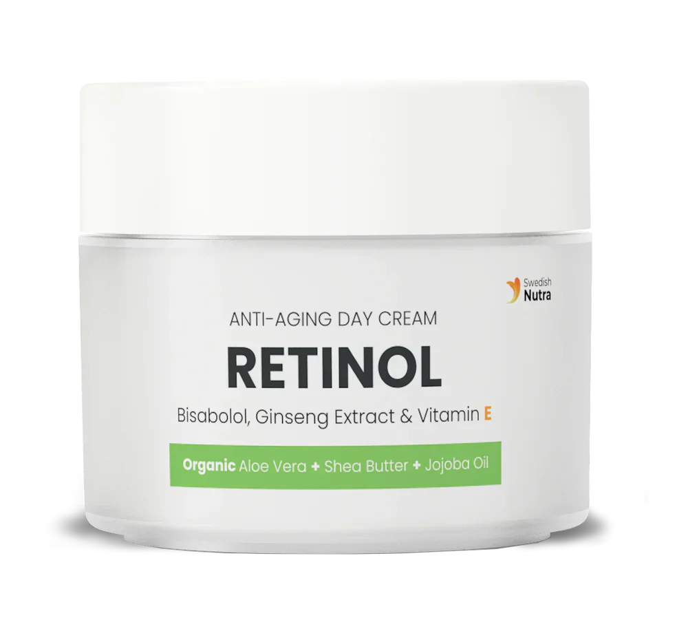 Nappali krém retinollal, hialuronsavval és kollagénnel 50 ml <tc>Swedish Nutra</tc>