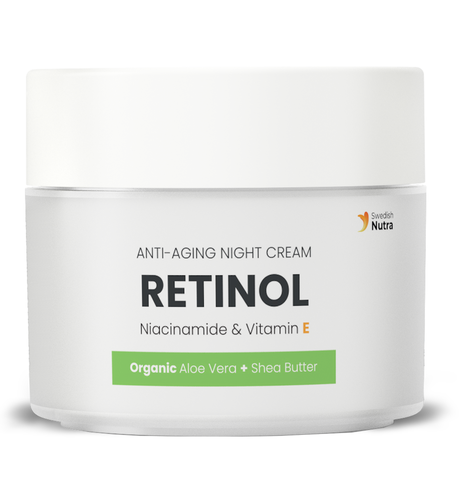 Éjszakai krém retinollal, hialuronnal és kollagénnel 50 ml <tc>Swedish Nutra</tc>