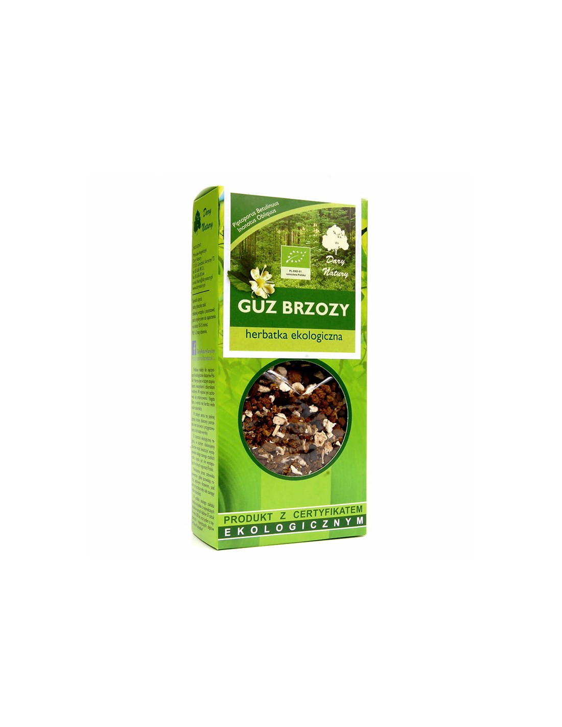 Csaga gomba és nyírfapor Bio, 50 g <tc>Dary Natury</tc>